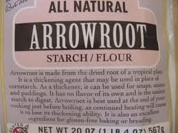 arrowroot starch_powder and flour_